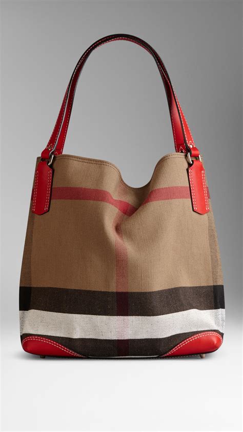 burberry small canvas tote bag|burberry medium canvas check tote.